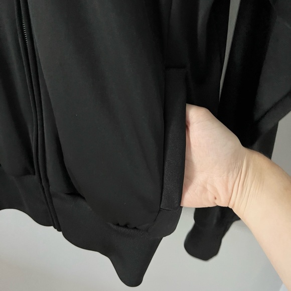 Adidas Classic Zip Up Jacket Black Medium - Picture 3 of 8